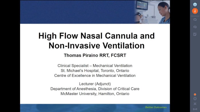 Canule nasale à haut débit et ventilation non invasive : données probantes et pratiques actuelles