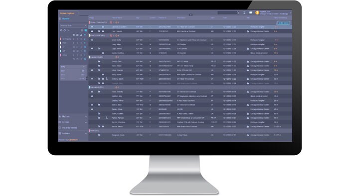 Workflow orchestrator interface screen on a monitor