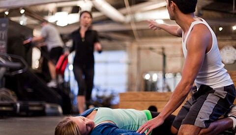 Resuscitation in the gym
