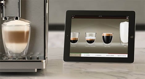 L'application connectée de café intelligent de Saeco (2014)