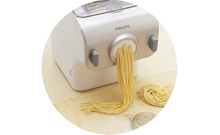  Philips Kitchen Appliances Philips Compact Pasta Maker 4-in-1  Accessory Shape Kit, Pappardelle, Tagliatelle, Angel Hair and Lasagna, Easy  Clean, Homemade Pasta, Gray (HR2484/00) : Home & Kitchen