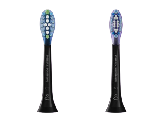 Two brush heads