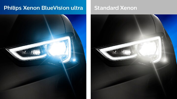 Xenon bluevision ultra compared to standard vision