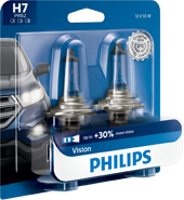 Ampoules de mise à niveau pour phares avant Philips Vision