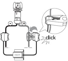 manual visual installation Led bulb image