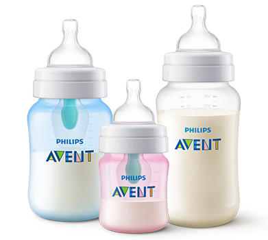 Gamme de biberons anticoliques Avent