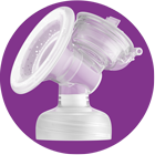 Philips Avent Electric Breast pump feature: One size soft & adaptive cushion