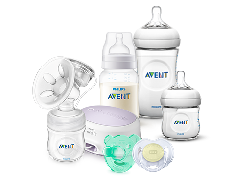 Produits pour bébé durant les premiers mois : biberons, écoute-bébés intelligents, suces, tire-lait