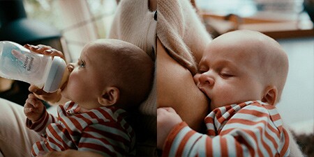How to introduce your breastfed baby to a Natural Response nipple banner