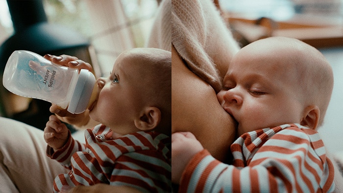 Présenter une tétine à réponse naturelle à votre bébé