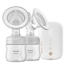 Comfort Double electric breast pump and nipples Philips Avent