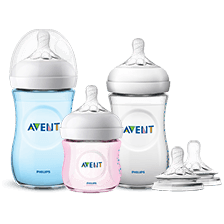 Gamme de biberons avec tétines Philips Avent Naturel