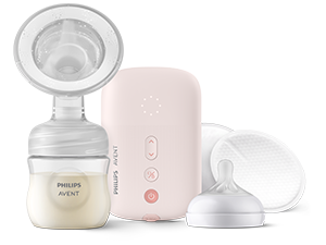 Single electric breast pump and nipples Philips Avent