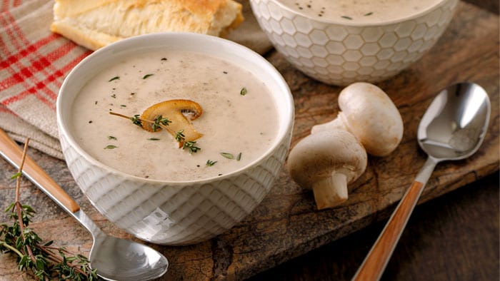 Soupe à base de lait