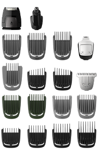 Multigrooming attachments