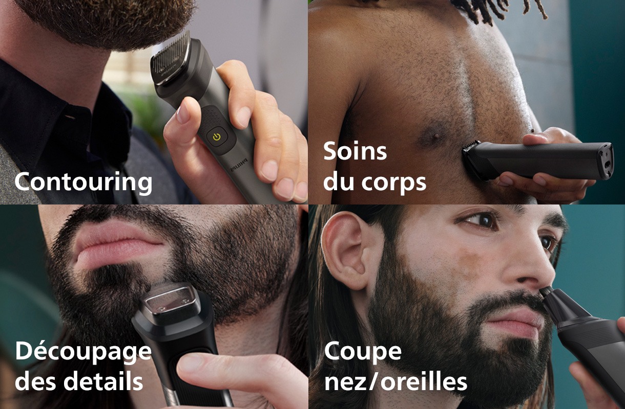 Rasoir à cheveux tout en un et toiletteur multi pour hommes