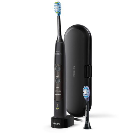 Philips Sonicare ExpertClean with puck and travel case, black edition