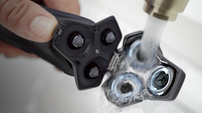 cleaning shaver masthead
